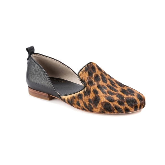 Latigo Shoes - ANTHRO LATIGO CALF HAIR & LTHR LEOPARD FLAT SHOE